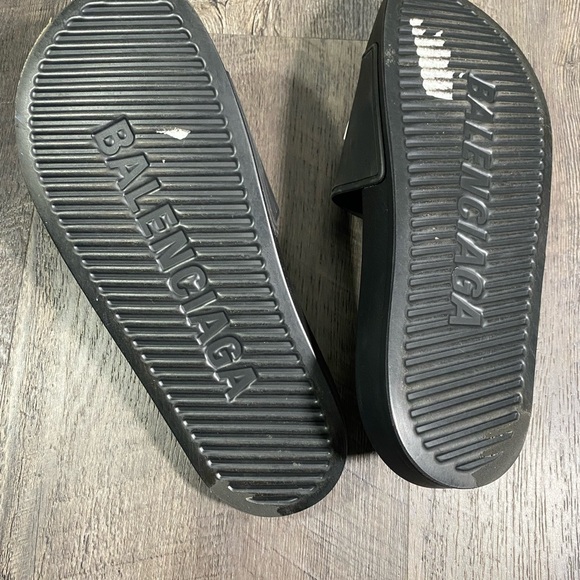 BALENCIAGA Womens Black Slides - Picture 5 of 6